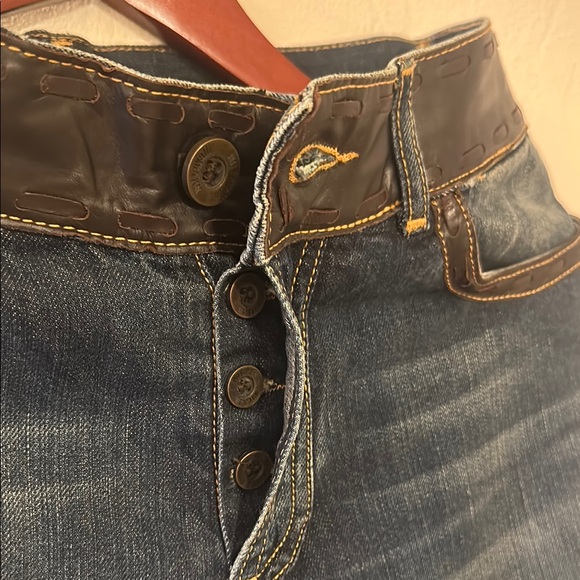 Just Cavalli Blue Straight Jeans Classic Style - Picture 5 of 7